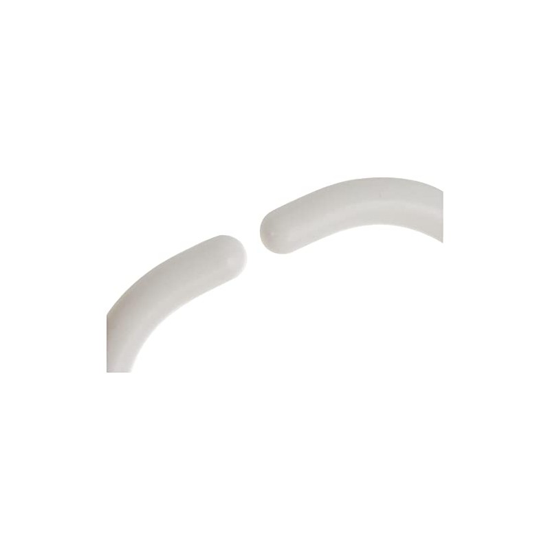Wenko 19191100 Shower curtain rings, small , oval, Plastic, set