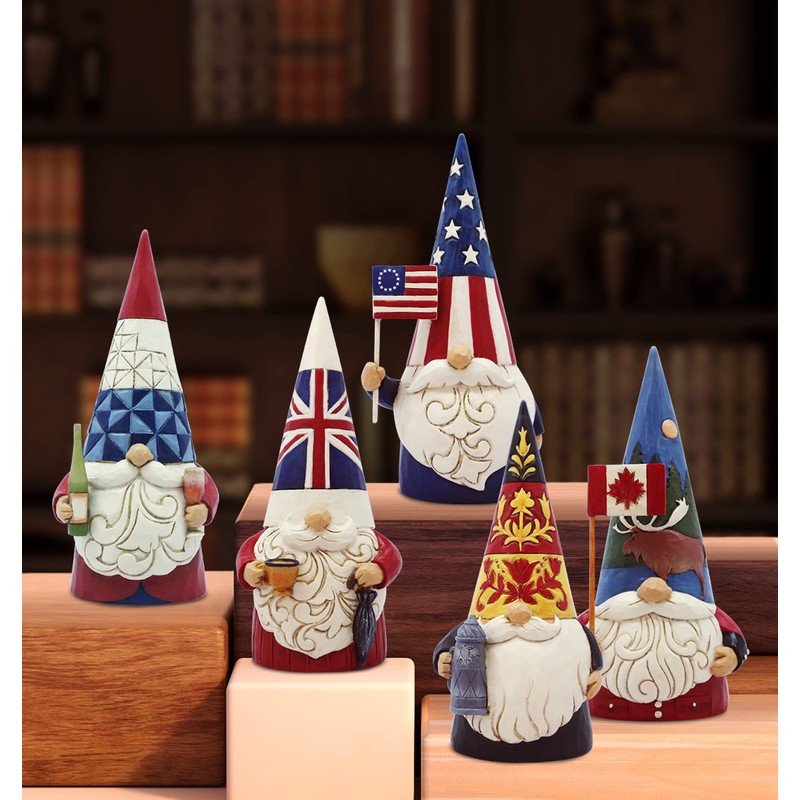 Enesco Jim Shore Heartwood Creek Gnomes Around The World Canadian