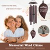 Soopau Sympathy Gift, 32'' Memorial Wind Chimes for Loss of
