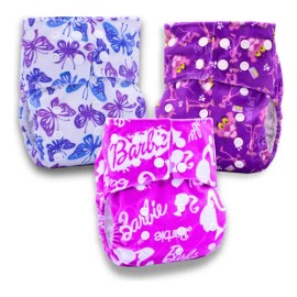 3 Pañales Ecológicos Con 6 Absorbentes De Bambu                                                                                                       