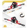 Strapinno Retractable Ratchet Straps - 1 in x 15 ft