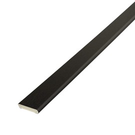 Truly PVC Supplies Black Ash, 30mm x 5m Cloaking Fillet uPVC Plastic Window Door Architrave Trim