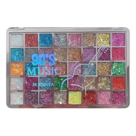 Paleta 40 Sombras Lentejuelas Intensas Brillos Y Zsy