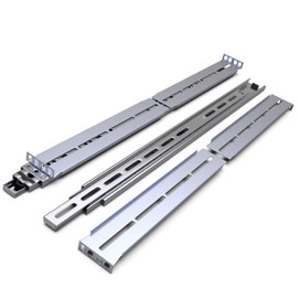 Rackmount Sliding Rails - Kit for 1U-4U Chassis (Adjustable 26" to 40" Depth) 2 or 4 Post Mount Sliders for Server Case (Compatible with Any Standard Rack, Cabinet, Computer Enclosure) Tupavco TP1812