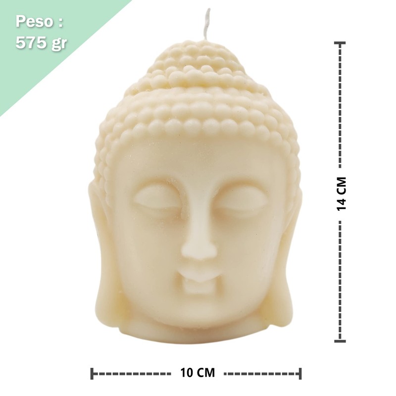 Belafi - Cabeza de Buda en Vela Decorativa con Aroma,