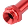 AN8 Braided Dual Feed Fuel Line Kit Carb Fittings for