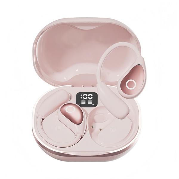 Wireless Earbuds for Women, Bluetooth Headphones with LED Display,Over Ear