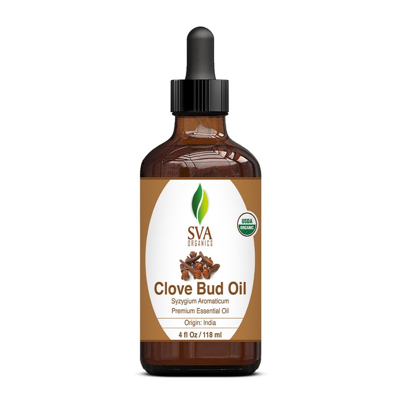 SVA Clove Essential Oil Organic – 4 Fl Oz –