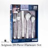 David Burke 20-Piece Avignon Flatware Set - Premium Stainless Steel