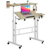 SogesHome 31.5 inches Adjustable Laptop Desk Table, Portable Laptop Table