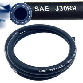 SAE 30R9 Fuel Line Hose 3/8 Fuel injection hose 5FT Length High Pressure Push on hose SAE30R9 300 psi (5FT, 3/8" ID)