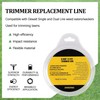 JODDMTTY DWO1DT802 Trimmer Line for DEWALT Weed Eater String 225-Foot