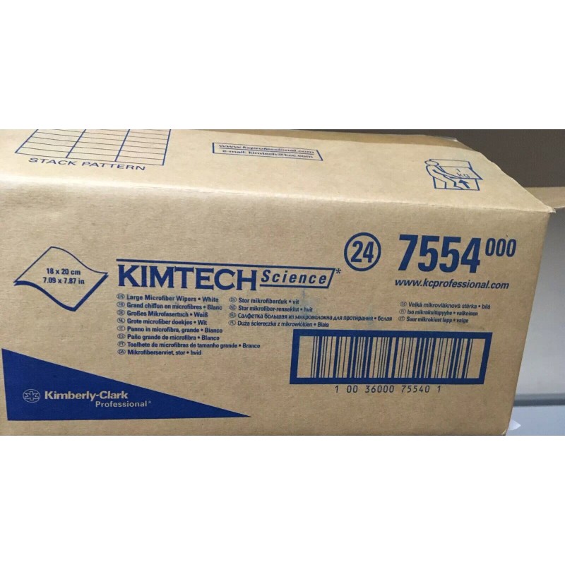KIMTECH large Microfiber wipes for glasses, screens, cameras etc 10