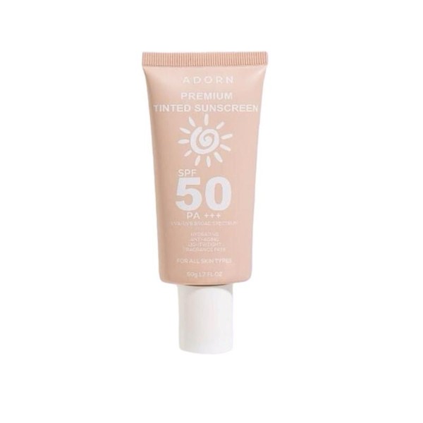 ADORN Premium Tinted Sunscreen SPF 50 – 50ml Broad-Spectrum UV