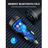 FM Transmitter for Car Bluetooth 5.3, FOCBYE Bluetooth Car Kit