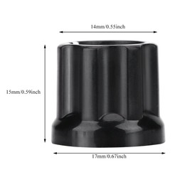 Cunyuer Potentiometer Knob, Bass Knob, Guitar Volume Knobs for D Shaped Shaft Electric Guitar Bass