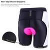 Sportneer Women Bike Shorts 4D Gel Padded Bicycle Cycling Shorts