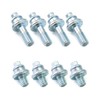 QWORK Side Post Battery Terminal Bolt, 4 Pairs 3/8" Standard