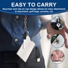 Bcautay 24 Pcs Mini Permanent Markers with Golf Keychain Clips