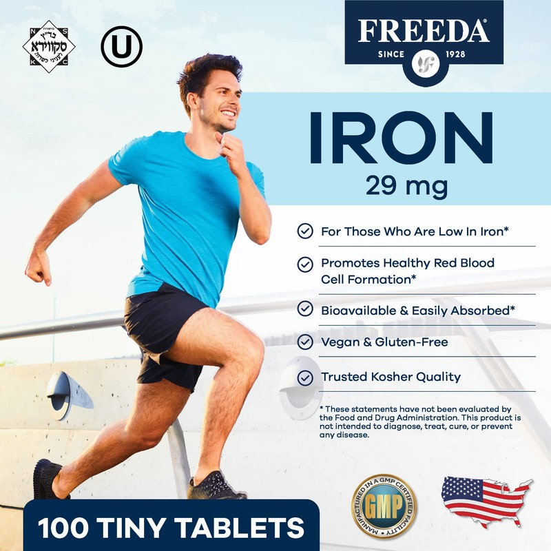 Freeda Ferrous Fumarate – Gentle Iron Tablets for Energy &