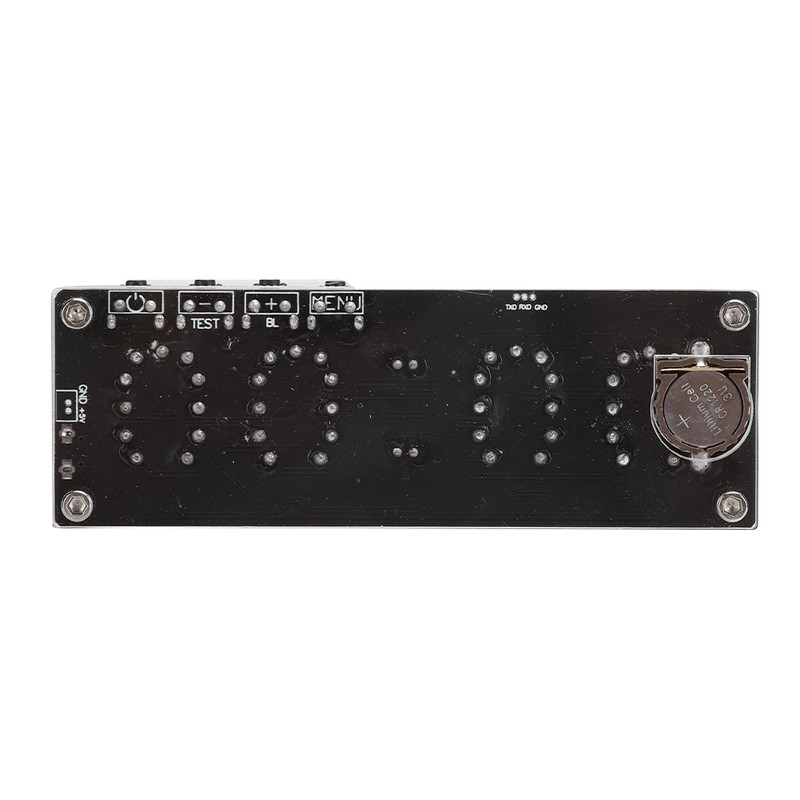 IN‑12 LED Tube Clock 4‑Bit Seven‑Color RGB LED Digital Nixie