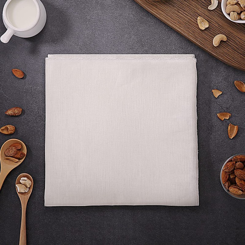 ecooe Straining Cloth 100% Linen 50 x 50 cm Tear-Resistant