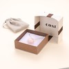COAI Women's Gemstone Heart Pendant, Copper Rose Quartz copper, Quartz