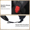 Motorcycle Half Helmet with Retractable Inner Sun Shade Quick Release