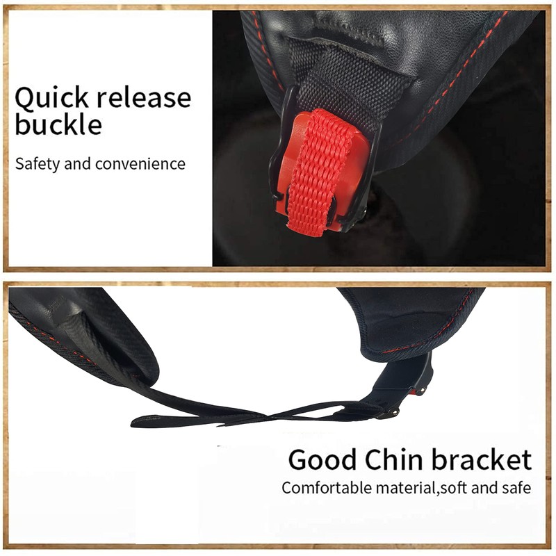 Motorcycle Half Helmet with Retractable Inner Sun Shade Quick Release