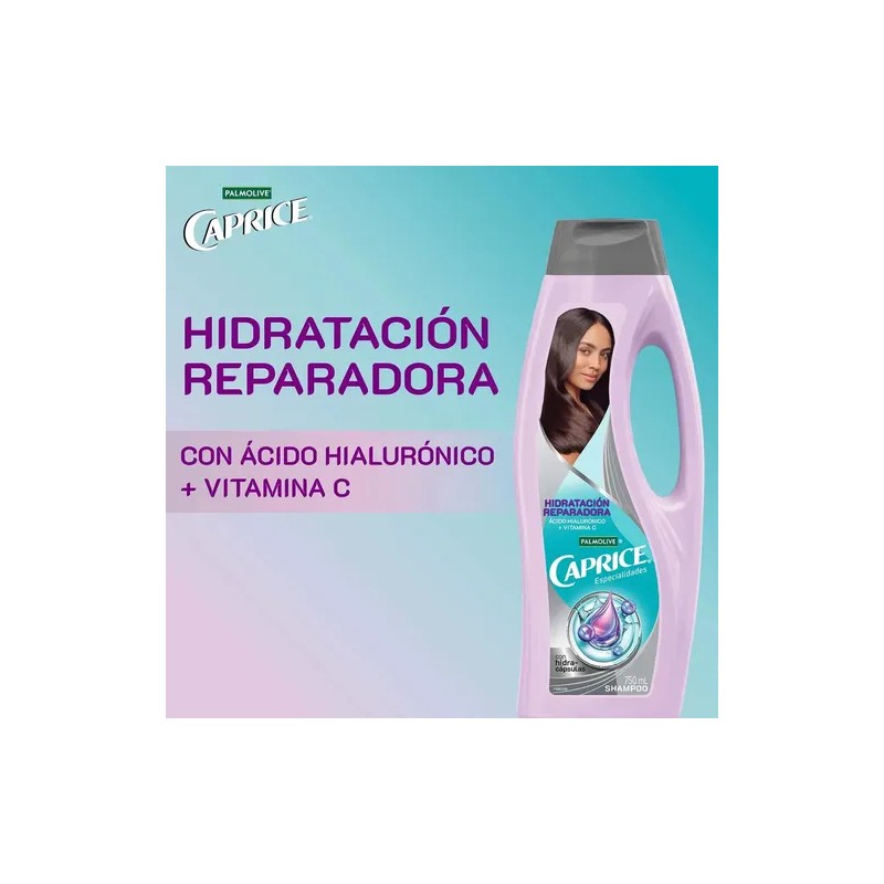 Shampoo Ácido Hialurónico Vitamina C 750 Ml Caprice
