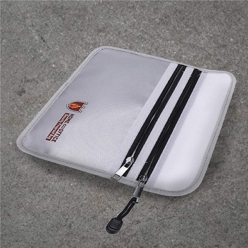 Fireproof Bag, Document Storage, Case, Collecting Bag, Safe, Fireproof, Heat-Resistant,