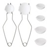 Crucibles Set for Melting Metal Kit,High-Heat Casting Kit with 6
