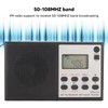 Digital Radio Bluetooth MP3 Player Rechargeable Supports Memory Card DSP