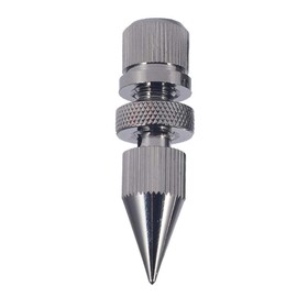 ANCLLO 4Pcs Chrome-Plated Speaker Spike Shockproof Adjustable Isolation Feet Stand Cone Pad for Turntable Amplifier CD DAC Recorder