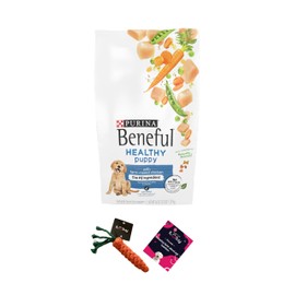 ILC Buy Beneful Healthy Puppy with Farm Raised Chicken (Bag 3.5 lb).This Bundle Includes a Dog Toy Carrot and a Pet Nutrition Booklet.
