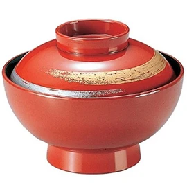 Bowl: 3-230-2 Vermilion Kasuri 4 inch Open Sensai Bowl Diameter 4.7 x H3.6 inches (12 x 9.2 cm), 13.0 fl oz (140 g)