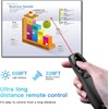 Qui Presentation Clicker Pointer, 328FT Wireless Presenter Remote PPT PowerPoint