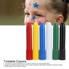 6pcs / box Face Painting Twistable Crayons Washable Face Painting