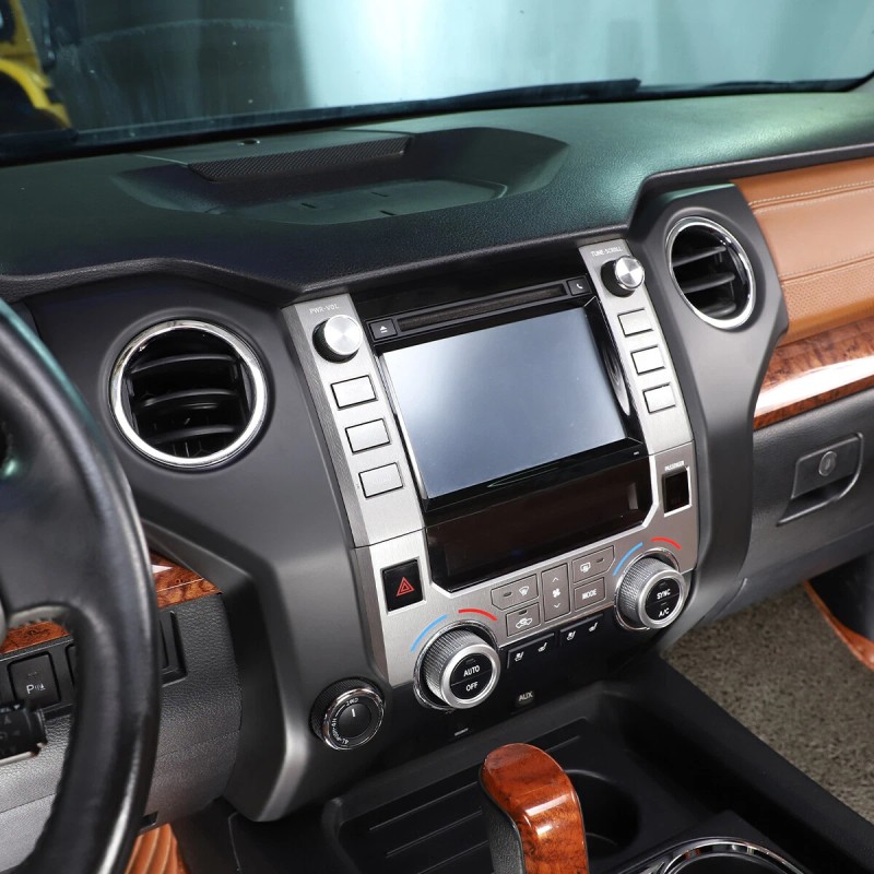 cartiangous Matte Black Console Air Condition AC Vent Cover Trim