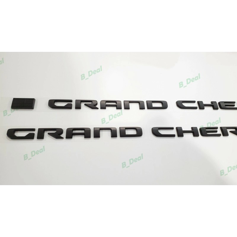 Grand Cherokee 4pcs Matte Black Side Door Rear Limited L