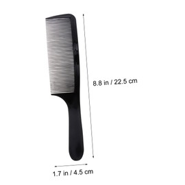 BIUDECO 5pcs Curved Barber Clipper Combs Ergonomic Flat Hairdressing Tools for Professional Haircuts Lightweight Design for All Hair Types Suitable for Salon and Home Use