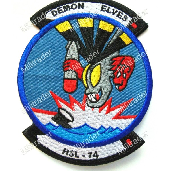 US Navy Helicopter Anti-Submarine Light Wing 74 (HSL-74) Patch (Demon