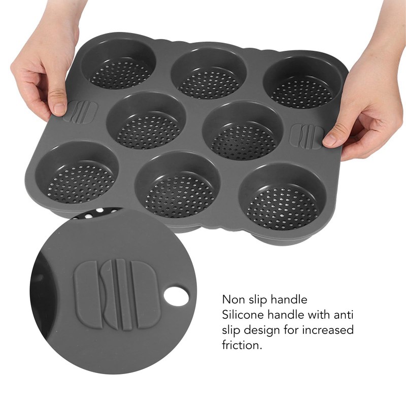 Molde para Pan de Hamburguesa, Molde para Pan de Silicona