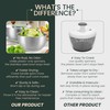 Stainless Steel Salad Spinner 5 Qt, Vegetable & Fruit Washing