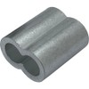 5x Wire Rope Clamp Aluminium 12 mm Aluminium Press Clamp