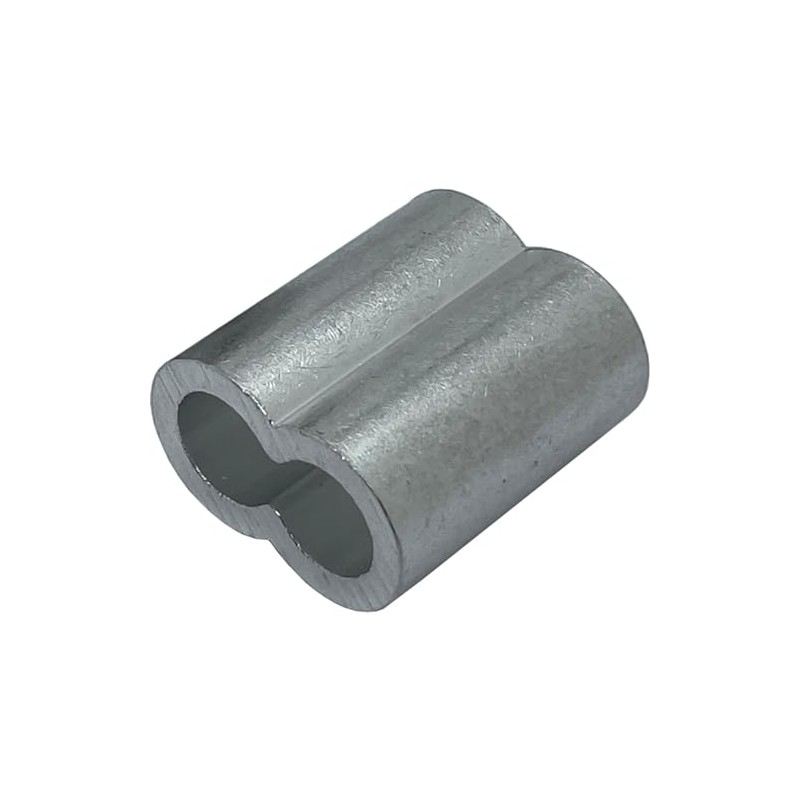5x Wire Rope Clamp Aluminium 12 mm Aluminium Press Clamp
