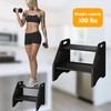 AMBIRD Wooden Step Stool, Two Step Stools 300 lbs Capacity