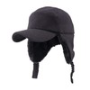 Gisdanchz Foldable Woolen Military Flat Top Hat with Berber Fleece