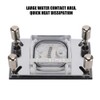CPU Water Cooling Block, Computer Waterblock with Copper Base and