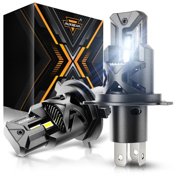 AUXBEAM Q30 H4 9003 HB2 Canbus LED Headlight High& Low